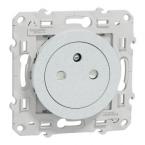  **Prise 2P+T affleur blanc REC 