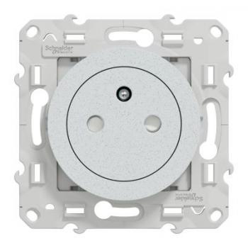  **Prise 2P+T affleur blanc REC 