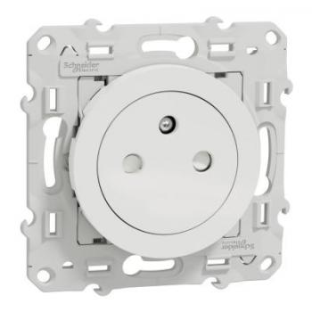  **Prise 2P+T affleurante blanc 