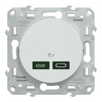  Chargeur USB C 65W Blanc 