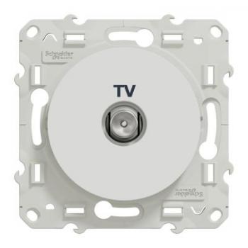  ODACE PRISE TV BLANC VIS 
