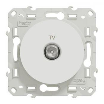  ODACE PRISE TV BLANC VIS 