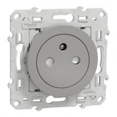  **Prise 2P+T affleurante Alu 