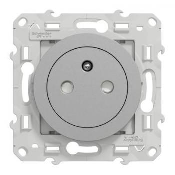  **Prise 2P+T affleurante Alu 
