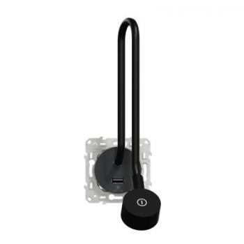  Liseuse avec USB anthracite 