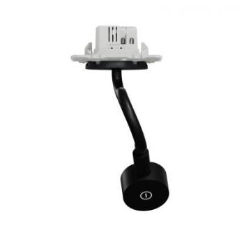  Liseuse avec USB anthracite 