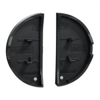  2 demi enjoliveur anthracite 