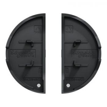 2 demi enjoliveur anthracite 