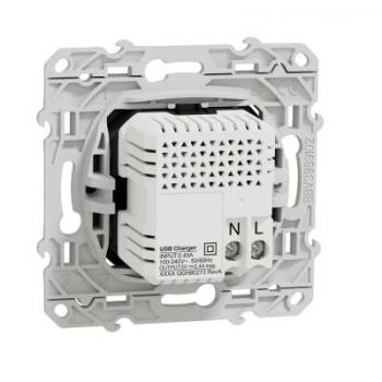  Prise double USB A+C Anthracit 