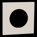  Odace plaque 1 poste beige sab 