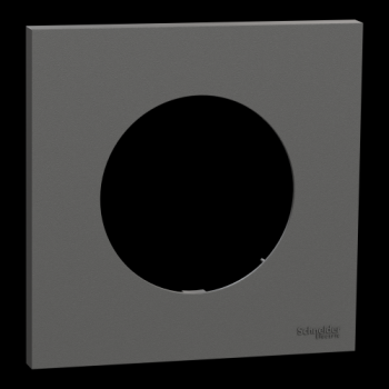  Odace plaque 1 poste gris basa 