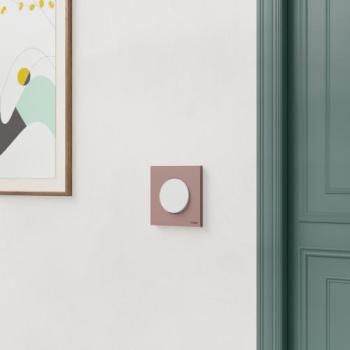  Odace plaque 1 poste rose gren 