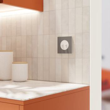  Odace M. plaque 1 poste titane 