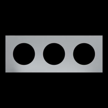  Odace M. plaque 3 postes titan 