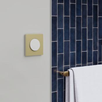  Odace M. plaque 1 poste laiton 