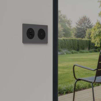  Odace M. plaque 2 postes titan 