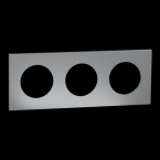  Odace M. plaque 3 postes titan 