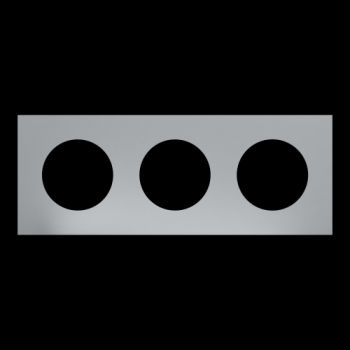  Odace M. plaque 3 postes titan 