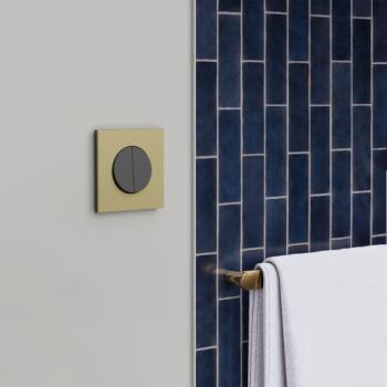  Odace M. plaque 1 poste laiton 