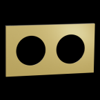  Odace M. plaque 2 postes laito 