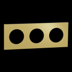  Odace M. plaque 3 postes laito 