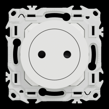  Odace prise 2P affleurante bla 