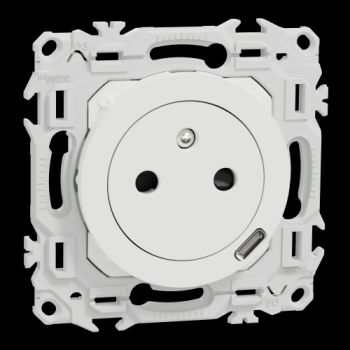  Odace 2P+T affleurante USB-C 1 