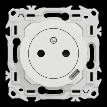  Odace 2P+T affleurante USB-C 1 