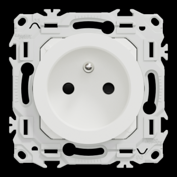  Odace prise 2P+T rno blanche 