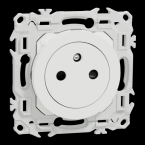  Odace prise 2P+T affl blanche 