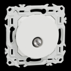  Odace prise TV simple blanc 