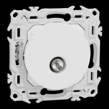  Odace prise TV simple blanc gr 