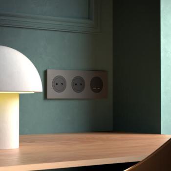  Odace prise 2P affl noire 