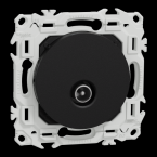  Odace prise TV simple noir 