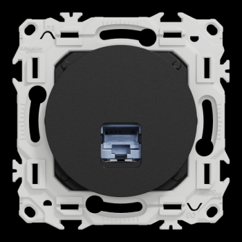  Odace prise RJ45 cat.6 STP noi 