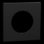  Odace plaque 1 poste noir 
