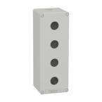  Boite mtal vide grise - M25 x 