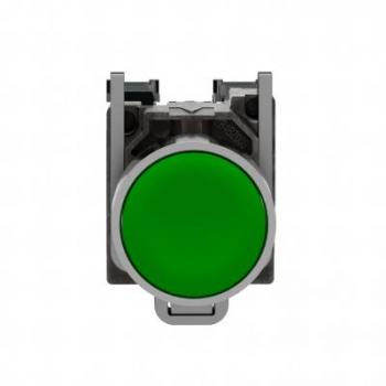 BOUTON POUSSOIR VERT AFFL 