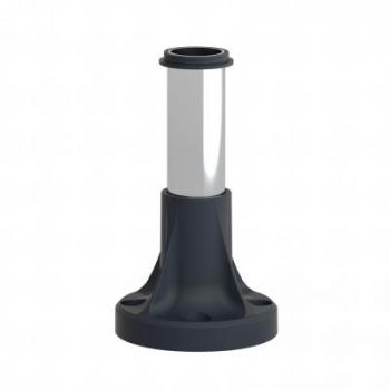  TUBE ALU 100MM PIED PLAST 