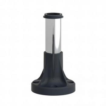  TUBE ALU 100MM PIED PLAST 