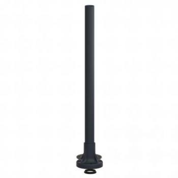  TUBE ALU NOIR 400 MM PIED 