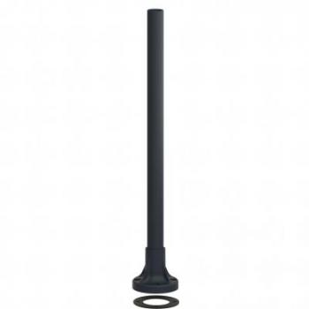  TUBE ALU NOIR 400 MM PIED 