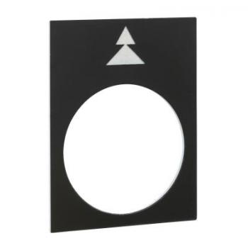  ETIQUETTE 30 X 40 MM NOIR 