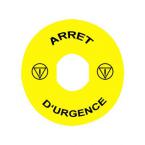  ETIQUETTE ARRET URGENCE 