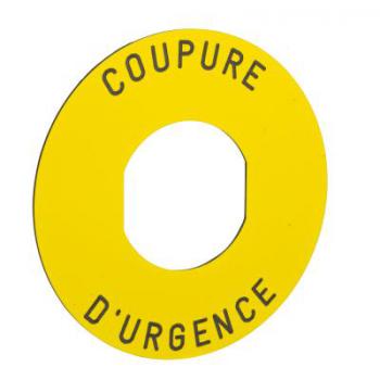  ETIQUETTE CIRCULAIRE JAUN 