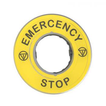  ETIQUETTE EMERGENCY STOP 