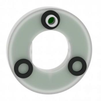  Etiquette lumineuse O60 24V 