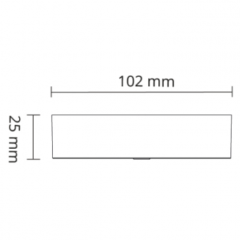  PATERE PLAFOND PR SUSP BL 