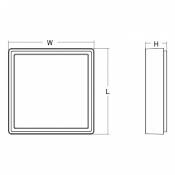  FRAME SQUARE MAXI BL 830 TWIL 