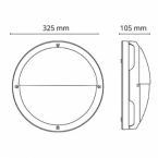  TARDO GRAPH 14W LED 830 +DET. 